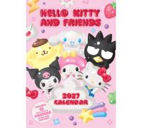 Hello Kitty A3 Poster Calendar 2027, January Start, Wall Calendar, Fan Gift
