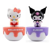 Hello Kitty Action Figure, Blind Bag, Flasheez, Erasers & Slime Bundles - (Strawberry Cake Surprise Figures - Twin Pack)