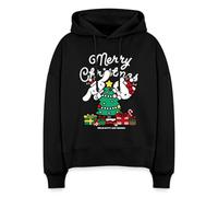 Hello Kitty And Cinnamoroll Christmas Boxy Women's Organic Hoodie