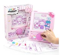 Hello Kitty and Friends Color Motion Animation Tablet - Turn Drawings Into Kitty With 20 Design Inserts Coloring Markers Drawing Pad Sanrio Stuff