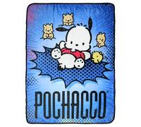 Hello Kitty and Friends Pochacco Animal Buddies Cute Throw Blanket 46"x60" Cozy Soft Fleece Throw Blanket for Bed Couch