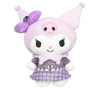 Hello Kitty and Friends Series 2, Kuromi Punks Plush - Officially Licensed Sanrio Product from Jazwares - Ages 6+