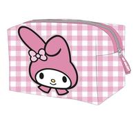Hello Kitty and My Melody Travel Toiletry Bag/Portable Makeup Case with Kawaii Design for Girls and Women