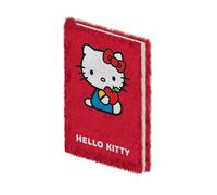 Hello Kitty Apple Plush A5 Casebound Notebook in Dark Red Hello Kitty Dark Red
