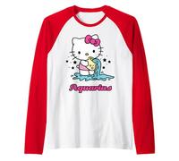 Hello Kitty Aquarius Star Sign T-Shirt Raglan Baseball Tee