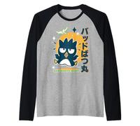Hello Kitty Bad Badtz Maru Tokyo Japan Cute Friends Classic Raglan Baseball Tee