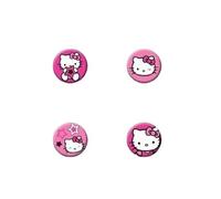 Hello Kitty Badge (Pack of 4) in Pink Hello Kitty Pink