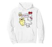 Hello Kitty Best Friends Character Pose Cute Fun Retro XOXO Pullover Hoodie