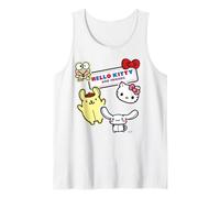 Hello Kitty Best Friends Character Pose Cute Fun Retro XOXO Tank Top