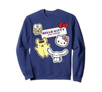 Hello Kitty Best Friends Character Pose Cute Fun XOXO Retro Sweatshirt