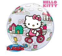 Hello Kitty Bike 22"/56Cm Bubble Balloon
