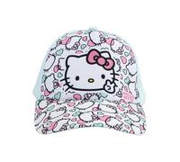 Hello Kitty Cap for Girls - Allover Children's Cap Baseball Cap Adjustable Turquoise, turquoise, One Size
