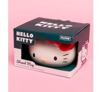 Hello Kitty Ceramic Mug, Shaped Cat Cup With Red Bow, Cute Office Or School Desk Gift, Official Sanrio Drinkware, Paladone