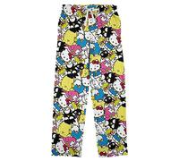 Hello Kitty Character Collage Unisex Sleep Pants, Multicolored, Medium