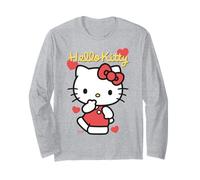 Hello Kitty Cheeky Valentines Sweet Cute Love Pose Classic Long Sleeve T-Shirt