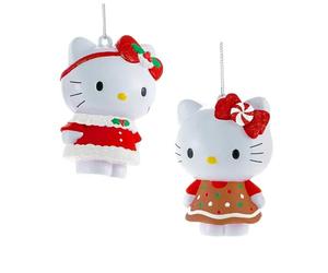 Hello Kitty Christmas Ornaments Officially Licensed Holiday Christmas Dress Christmas Tree Decorations 2 Piece Set