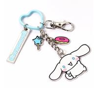 The Carat Shop Keyring Hello Kitty & Cinnamoroll HKKR0019 – With Charms, Multicolour, One Size