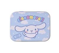 Hello Kitty Cinnamoroll Flexible Plasters in Metal Tin Box, Waterproof & Breathable First Aid Plasters for Kids & Adults, Latex-Free, Hypoallergenic, Easy Removal & Skin-Friendly, 2 Sizes, 24 Plasters