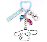 The Carat Shop Keyring Hello Kitty & Cinnamoroll HKKR0019 – With Charms, Multicolour, One Size