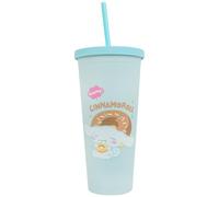 Hello Kitty Cinnamoroll Officially Licensed Straw Cup with Lid, 700ml