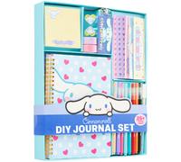 Hello Kitty Cinnamoroll Sanrio DIY Journal Kit Gift for Girls Teens, A5 Spiral Notebook, Sticker Sheets & Accessories, Arts & Crafts Set Stationary S