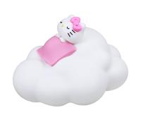 Hello Kitty Cloud Night Light, USB-C, Official Licensed Merchandise | By Blue Sky Studios, Touch Lamp 3 Brightness Levels, Soft Vinyl Body, Ambient Glow, Cordless, Rechargeable Bedside Lamps