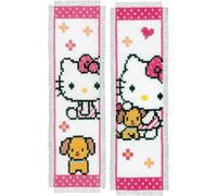 Hello Kitty Cross Stitch Bookmark Kit. Vervaco