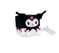Hello Kitty Cubeez Kuromi 10cm - Perfectly Cubed Plush Toy for Stacking and Displaying, Soft Memory Foam for a Squishy Feel, Fans and Collectors