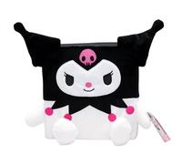 Hello Kitty Cubeez Kuromi 20cm - Ultimate Stackable Plush Toy with Soft Memory Foam for a Squishy Feel, Perfect for Collecting, Stacking, and Displaying, Fans and Collectors