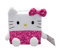 Hello Kitty Cubeez Sweet Leopard 20cm - Ultimate Stackable Plush Toy for Endless Fun, Soft Memory Foam for a Satisfyingly Squishy Feel, Fans and Collectors
