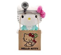 Hello Kitty Doctor Eco Plush 24 cm in Reusable Cardboard Bag - The Plush is Made from 100% Recycled PET Bottles