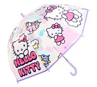 Cerdá Hello Kitty Dome Umbrella for Kids Childrens Boys Girls Brolly with Safety Opening
