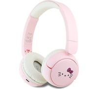 Hello Kitty Face Logo Bluetooth Wireless Headphones Pink - HKOBHV6ROKFP