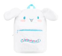 Hello Kitty Fluffy Girls Backpack Cute Plush Kawaii Rucksack Kids Teens Travel Fashion Daypack Bag, Anime Girls Gifts (White Cinnamoroll)