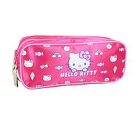 Hello Kitty Follow The Rainbow Double Pencil Case, Pink