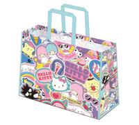 Hello Kitty & Friends Characters Reuseable Tote Bag, Official Licensed Character Fan Gift