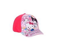 Hello Kitty & Friends Hat for Girls, Kuromi My Melody Baseball Cap Summer Children's Cap, pink, 6 1/2