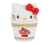 Hello Kitty & Friends Noodle Cup plush toy 16 cm - mug with built-in bed bug, Kuromi, My Melody & Cinnamoroll, kawai anime mug-shaped plush (Hello Kitty)