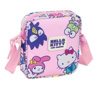 HELLO KITTY & FRIENDS - Small Messenger Bag, Children's Shoulder Bag, Ideal for Children from 5 to 14 Years, Comfortable and Versatile, Quality and Resistance, 16 x 4 x 18 cm