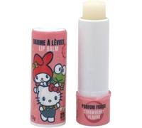 Hello Kitty & Friends Strawberry Flavour Lip Balm 4.5g - Moisturising & Hydrating for Kids & Adults | Natural, Vegan & Dermatologically Tested | 24 Hour Moisture with Castor Oil & Vitamin E | 2pc