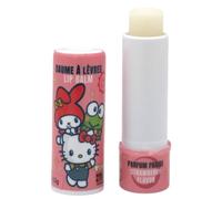 Hello Kitty & Friends Strawberry Flavour Lip Balm 4.5g - Moisturising & Hydrating for Kids & Adults | Natural, Vegan & Dermatologically Tested | Contains Castor Oil & Vitamin E for 24 Hour* Moisture