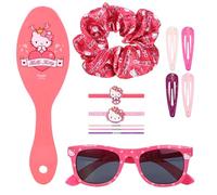 Hello Kitty Girl 12pc Kids Hair Accessories Beauty Set with Carry Case