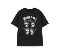 Hello Kitty Girls Black Kuromi Kids Short Sleeved T-Shirt - 5-6 Years