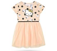 Hello Kitty Girls Dresses Player's Attire, Peach, 2 Years for Girls, Peach, 2 Years