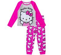 Hello Kitty Girls Long Sleeve T-Shirt and Pants Set for Infant, Toddlers, and Big Girls, Pink, 6X