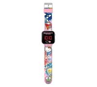 Hello Kitty Girls Pink Digital LED Quartz Silicone Strap Watch