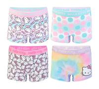Hello Kitty Girls' Underwear Made from 100% Combed Cotton and Exclusive Boyshorts in 2/3T, 4T, 4, 6 and 8, Pack of 7, 100% Combed Cotton, 4