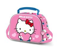 Hello Kitty Heart-3D Lunch Bag, Pink, 26 x 20 cm