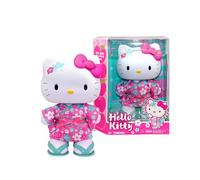 Hello Kitty HKTJ5000 Kimono Doll, 32 cm Large Doll with 5 Joint Dots, Wearing Beautiful Kimono and Sandals to Take Off Apple, Celebrity Toy