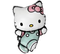 Hello Kitty Hug Balloon Party Decoration 80 cm White Mint Design